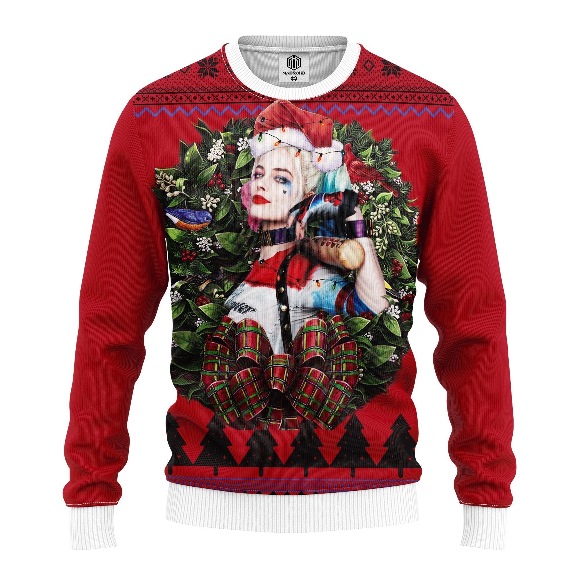 Harley Quinn Suicide Squad Noel Mc Ugly Christmas Sweater Thanksgiving Gift