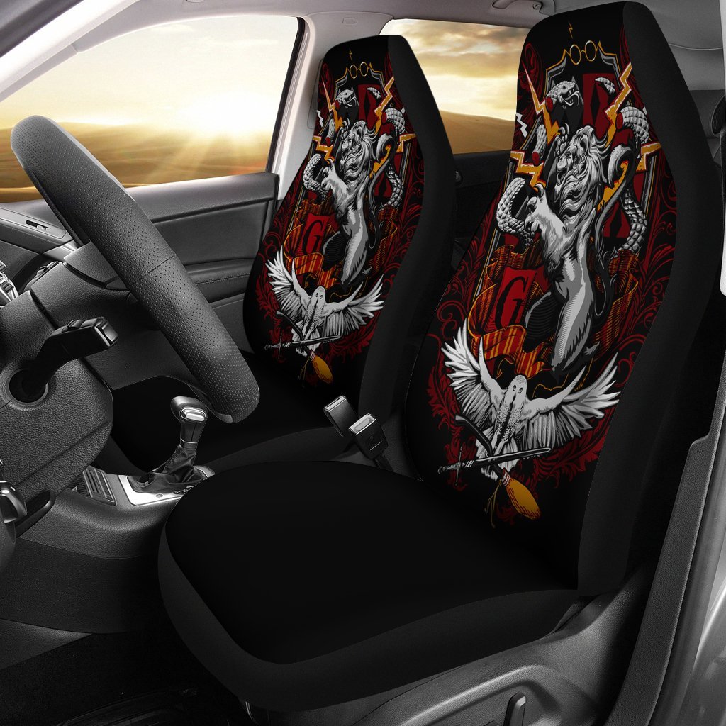 Harry Potter 4 House Car Seat Covers Amazing Best Gift Idea