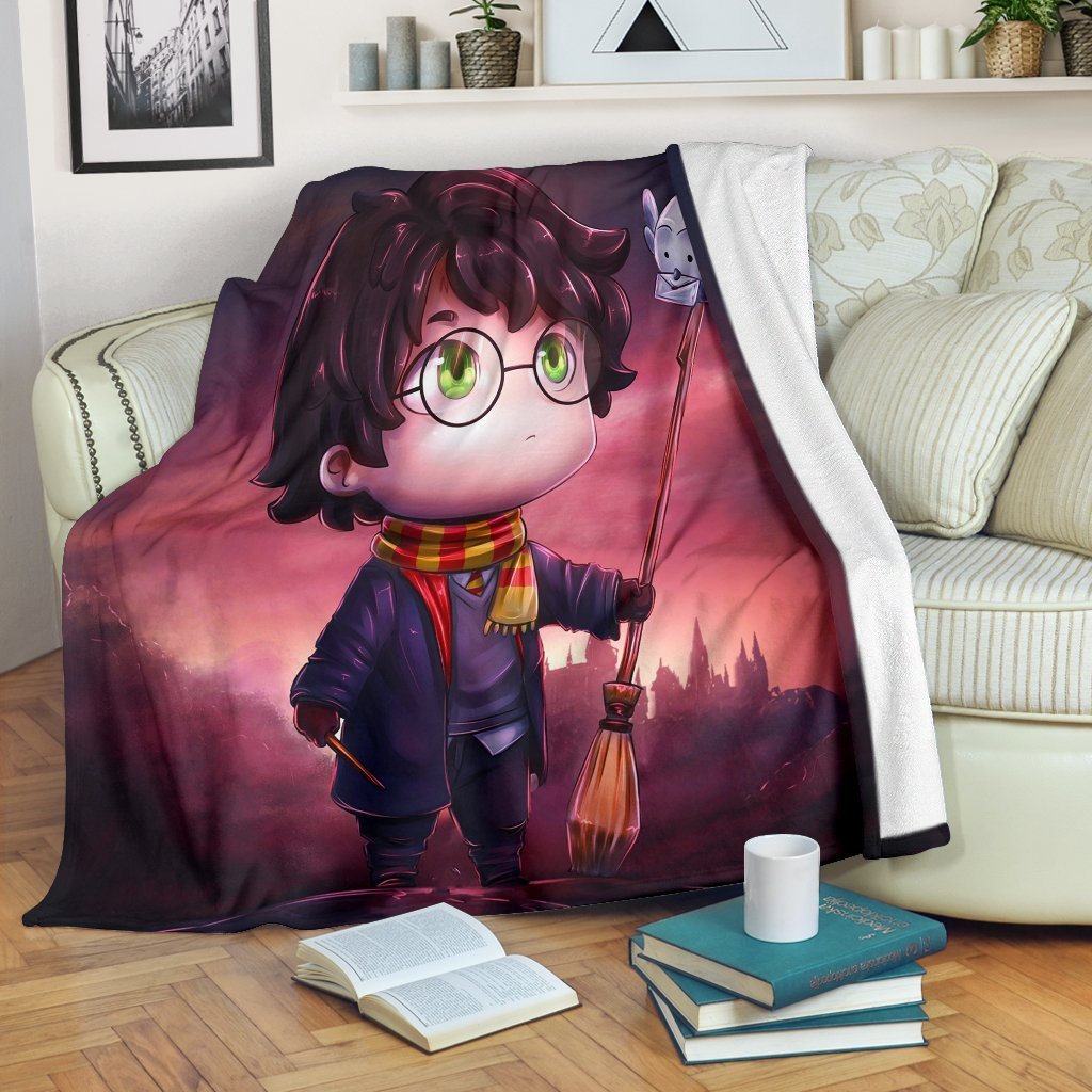 Harry Potter Chibi Premium Blanket