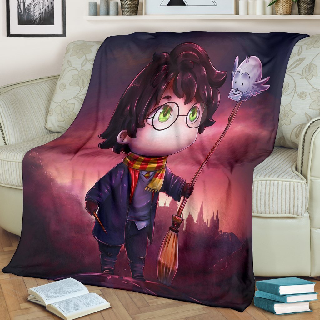 Harry Potter Chibi Premium Blanket