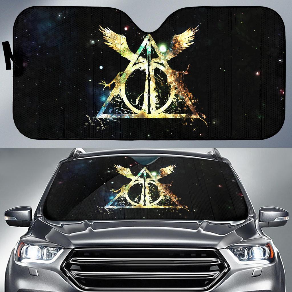 Harry Potter Emblems Auto Sun Shades Amazing Best Gift Ideas 2021