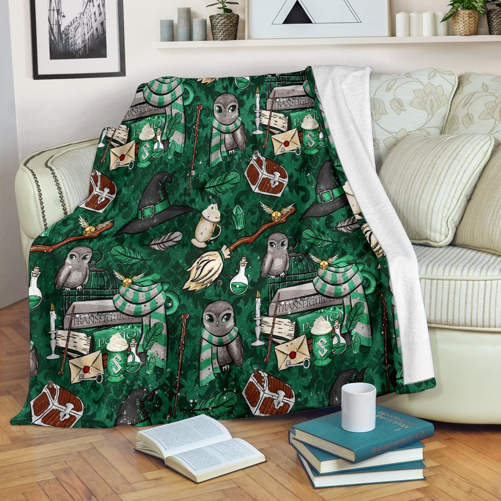 Harry Potter Green Premium Blanket