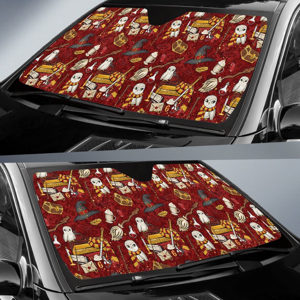 Harry Potter Red Auto Sun Shades Amazing Best Gift Ideas 2022