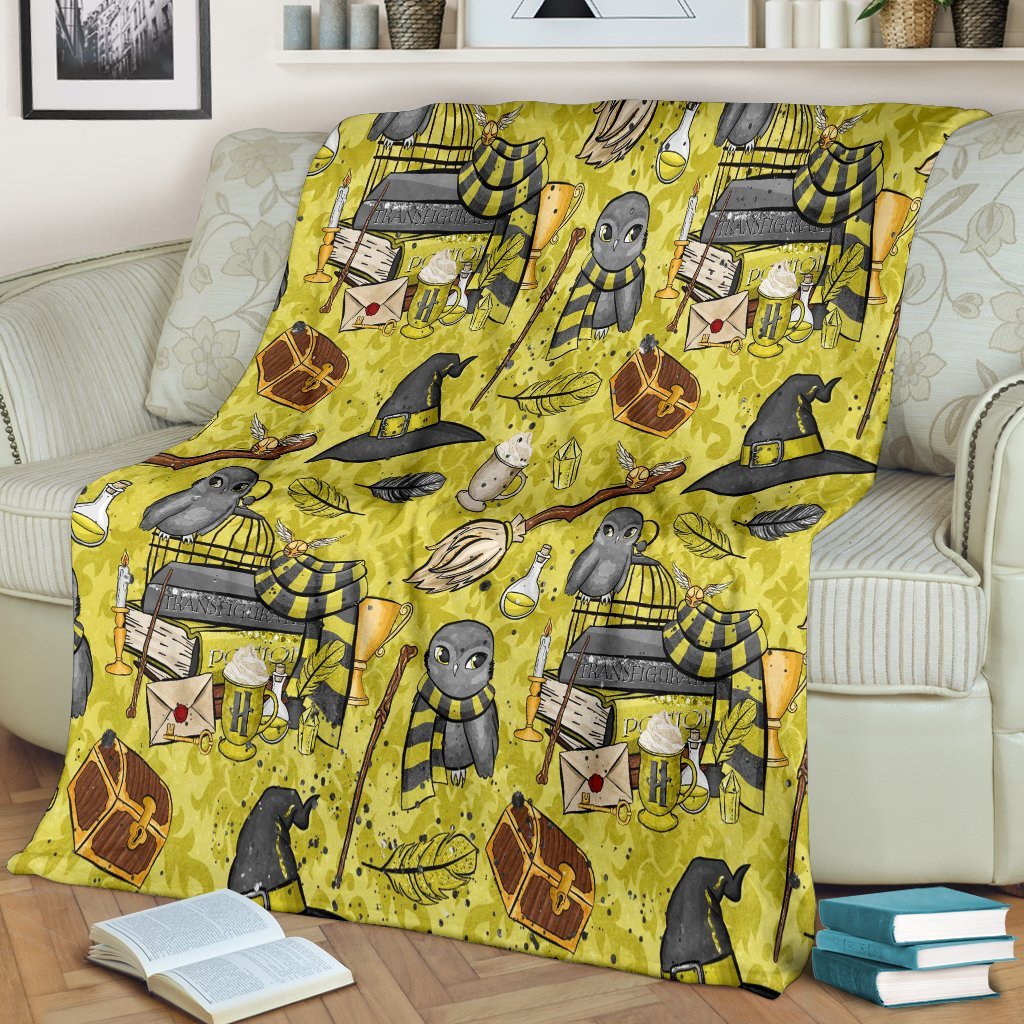 Harry Potter Yellow Premium Blanket