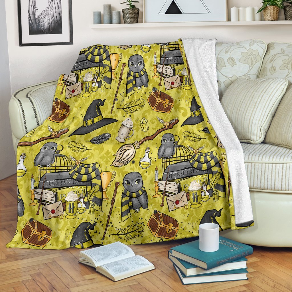 Harry Potter Yellow Premium Blanket