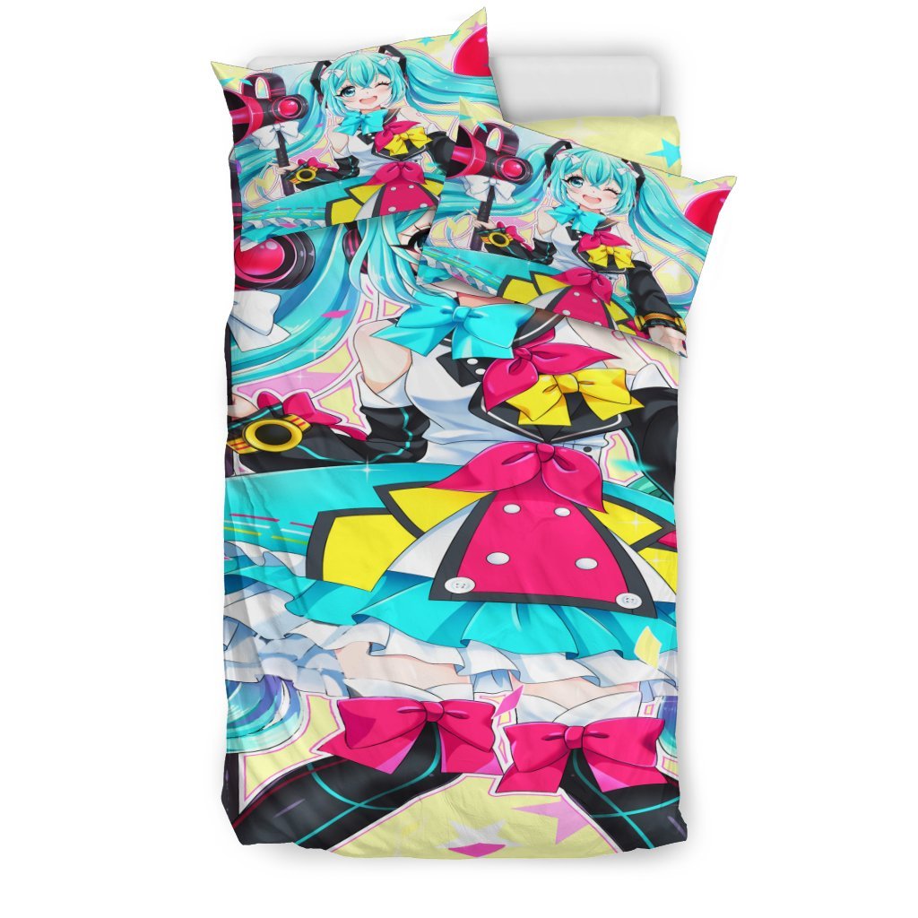 Hatsune Miku Bedding Set Duvet Cover And Pillowcase Set