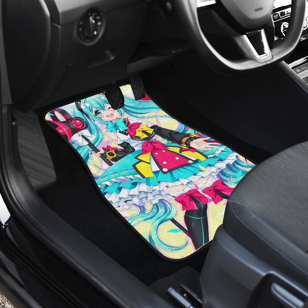 Hatsune Miku Front And Back Car Mats