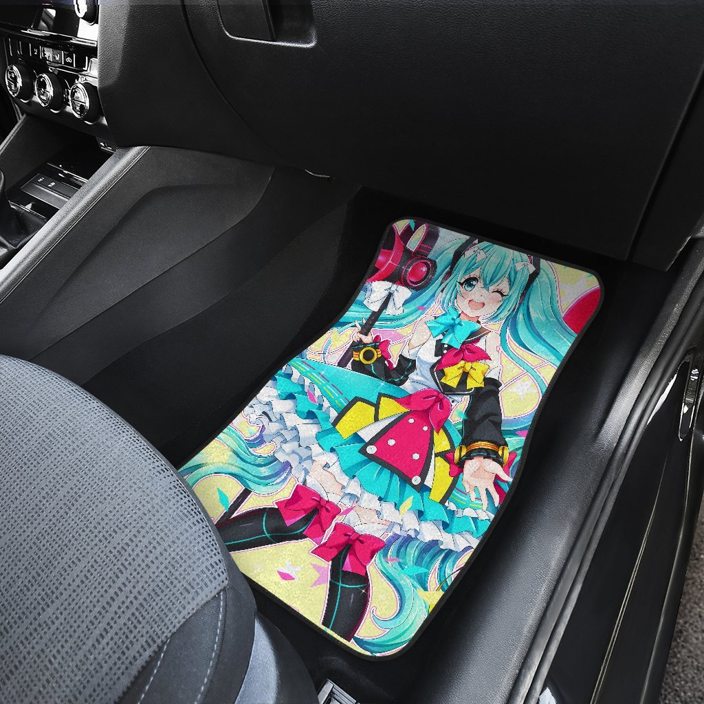 Hatsune Miku Front And Back Car Mats