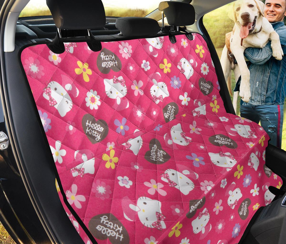 Hello Kitty Car Dog Back Seat Cover
