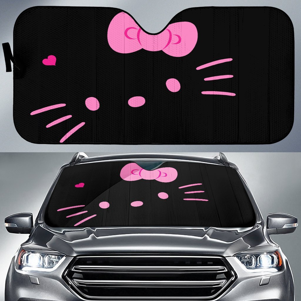 Hello Kitty Face Car Sun Shades