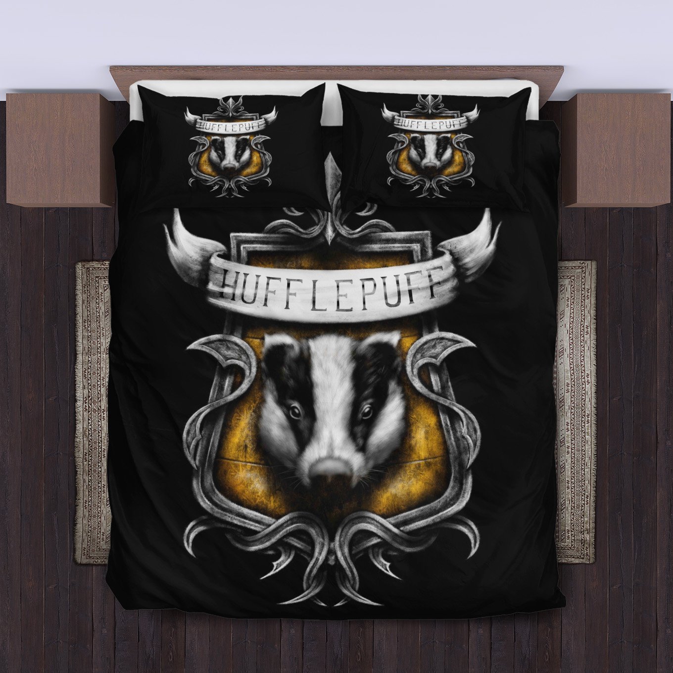 Hogwarts House Banners Bedding Set 2