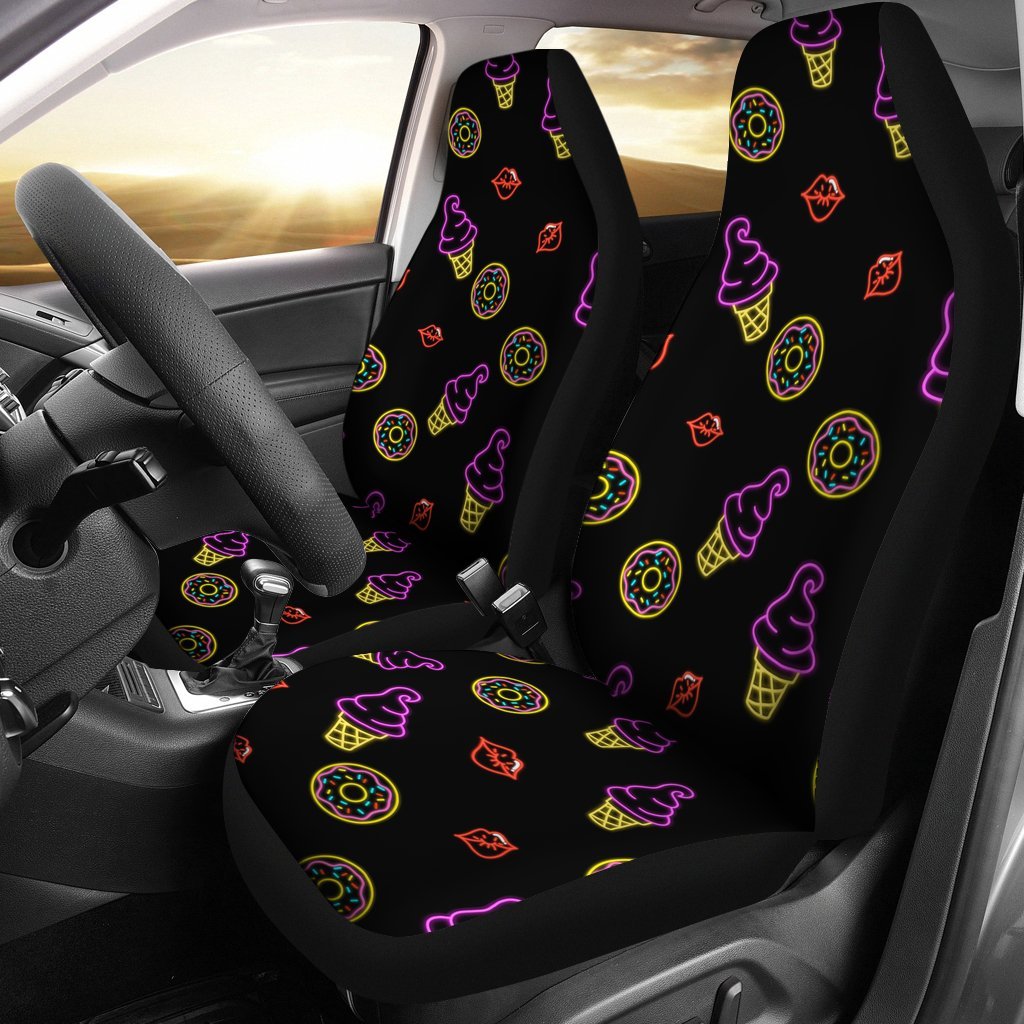 Icream And Donut Seat Cover