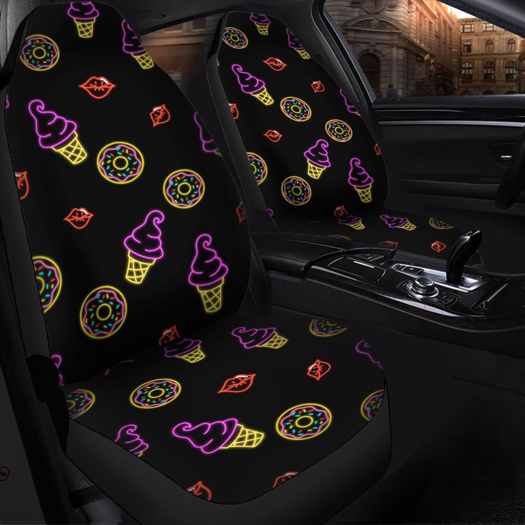 Icream And Donut Seat Cover