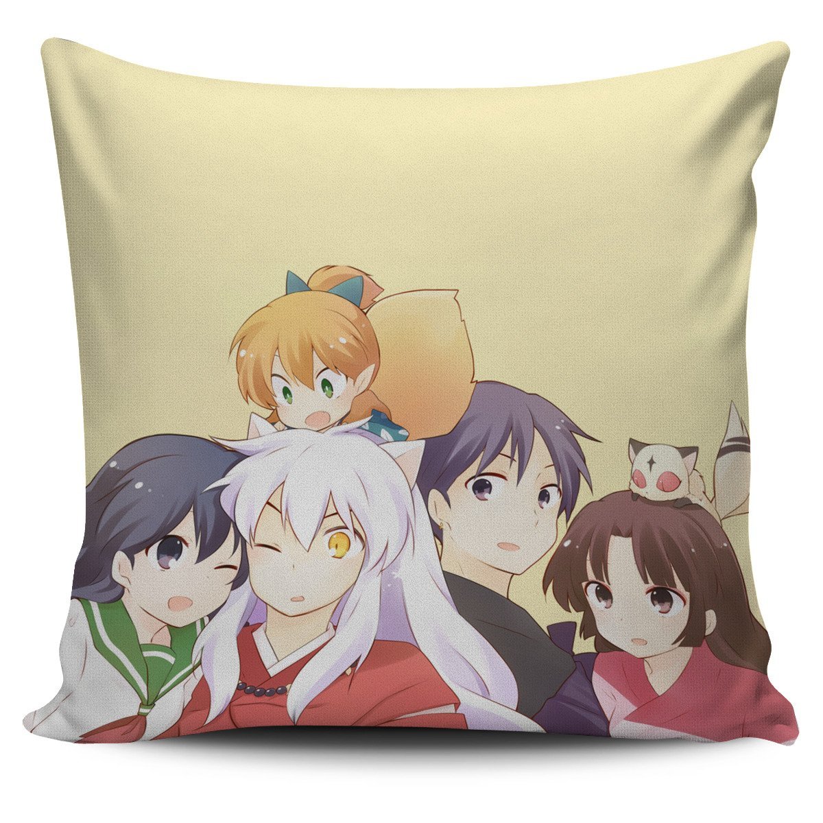 Inuyasha Characters Pillow Cover