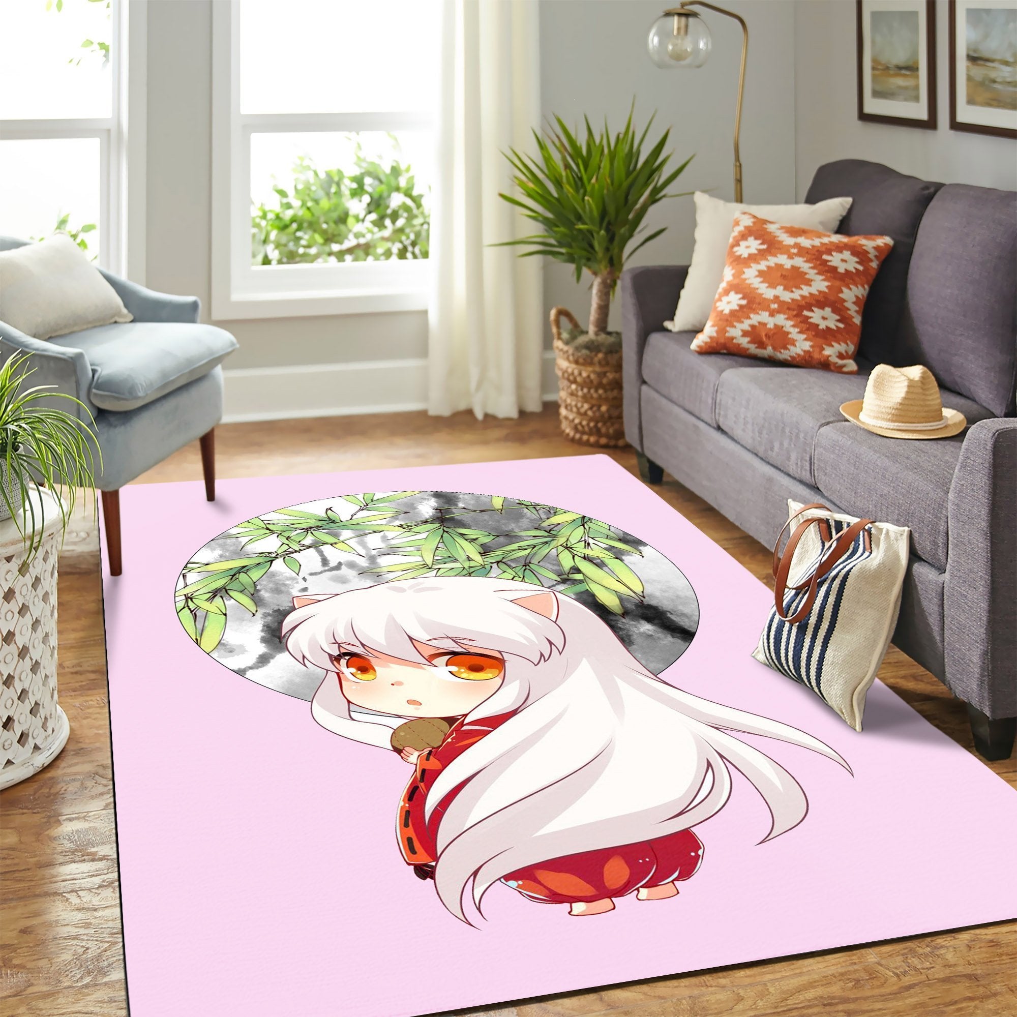 Inuyasha Chibi Cute Carpet
