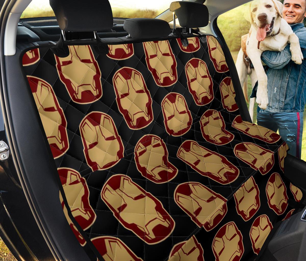 Iron Man Car Dog Back Seat Cover