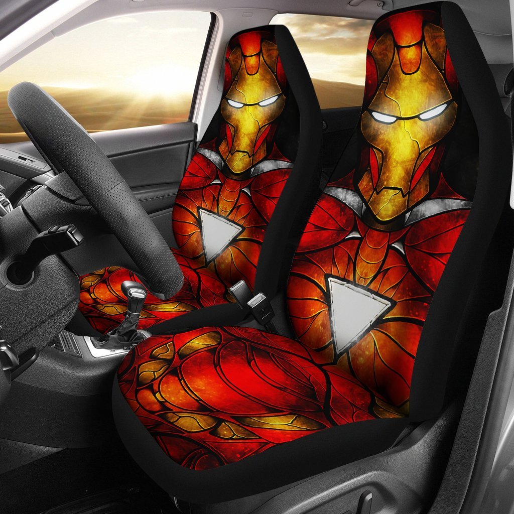 Iron Man End Game Car Seat Covers Amazing Best Gift Idea