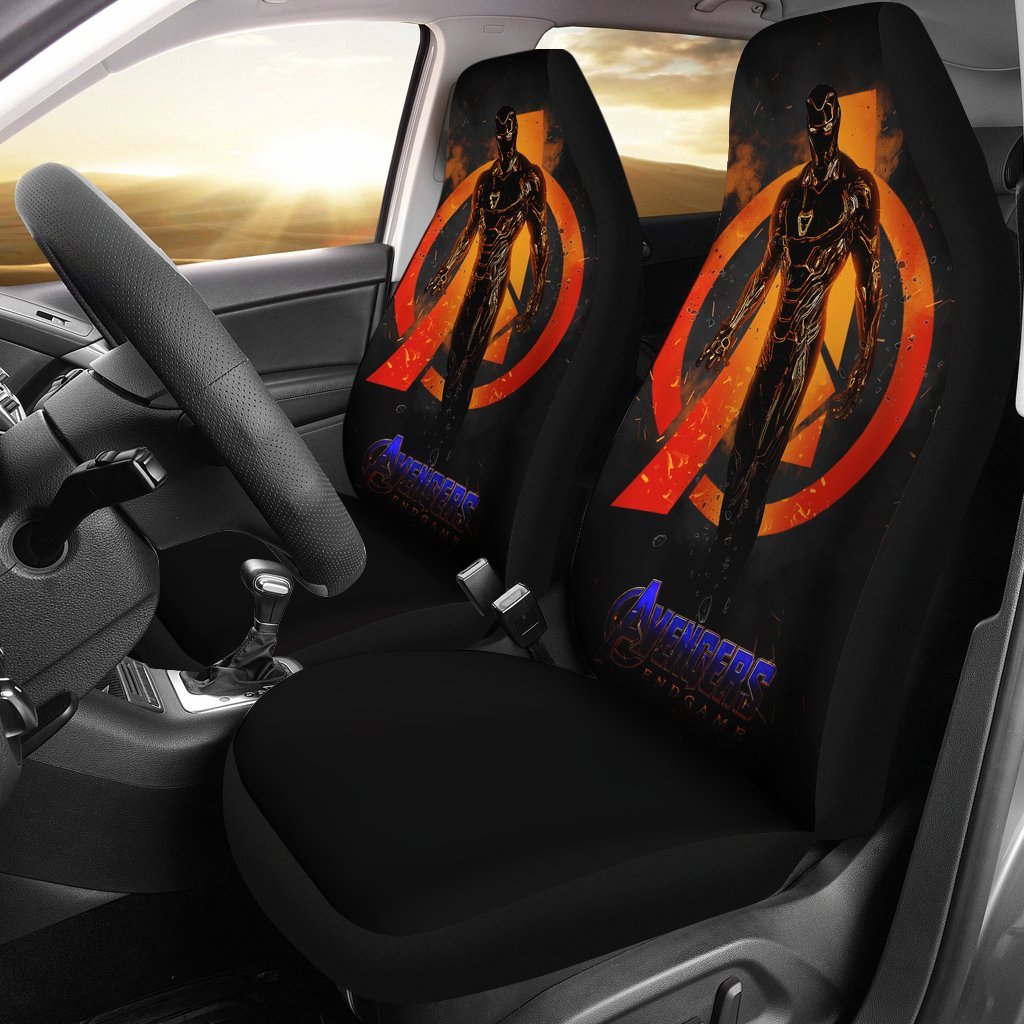 Iron Man Endgame Car Seat Covers Amazing Best Gift Idea