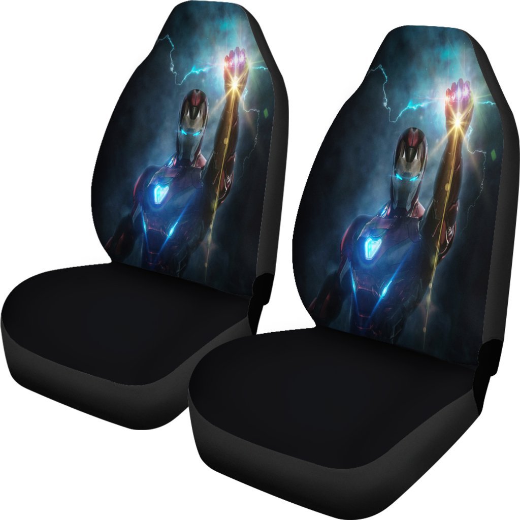 Iron Man Infinity Gauntlet Car Seat Covers Amazing Best Gift Idea