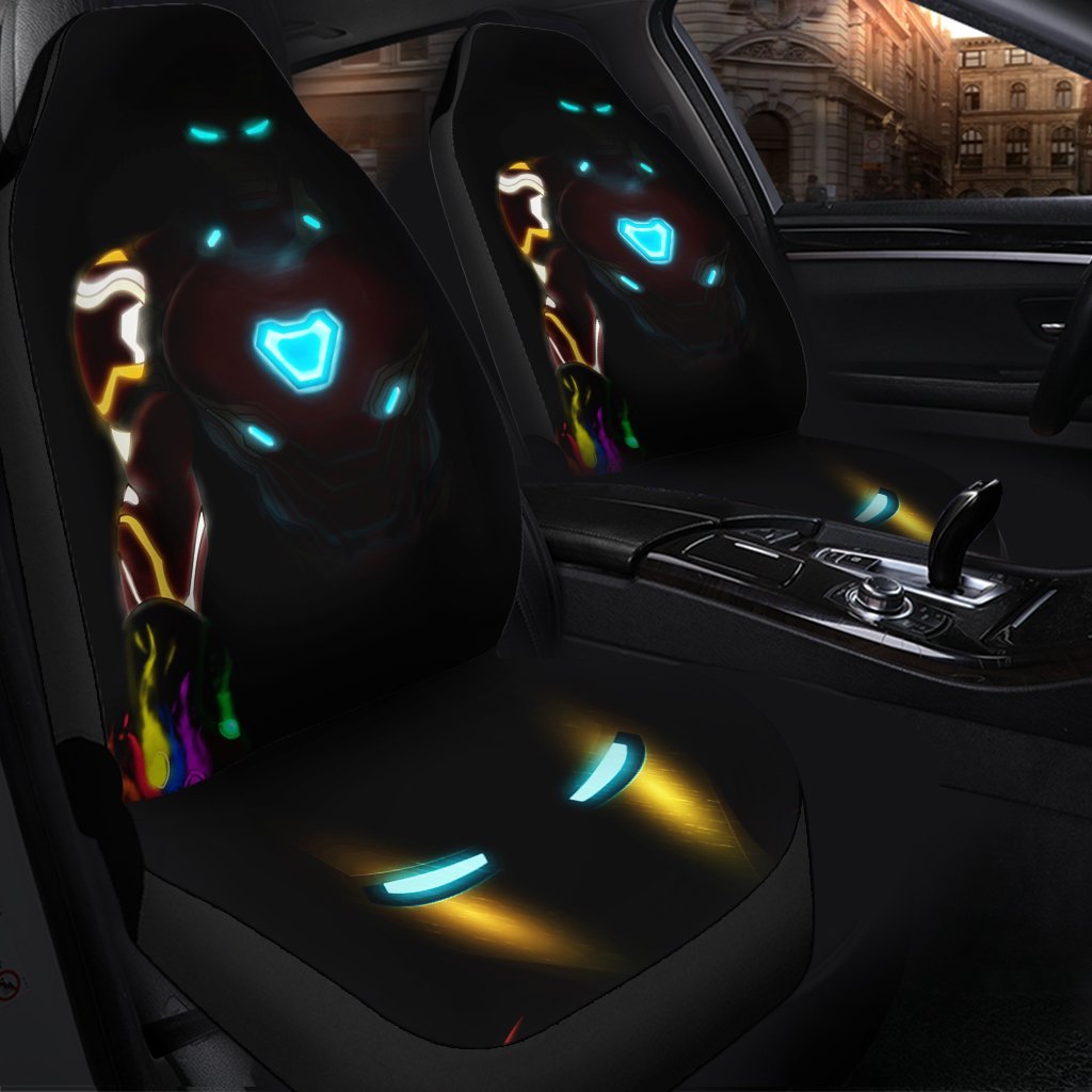 Iron Man Neon Seat Covers