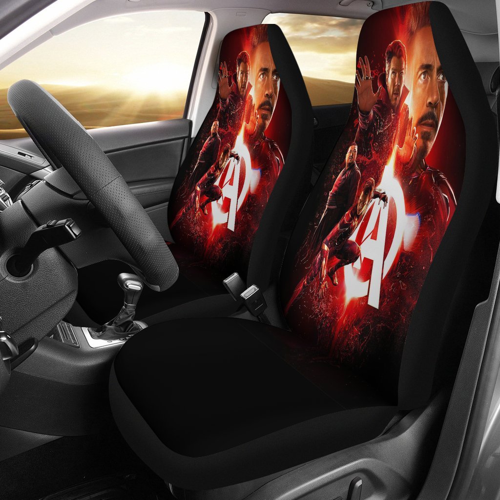 Iron Man Spider Man Car Seat Covers Amazing Best Gift Idea