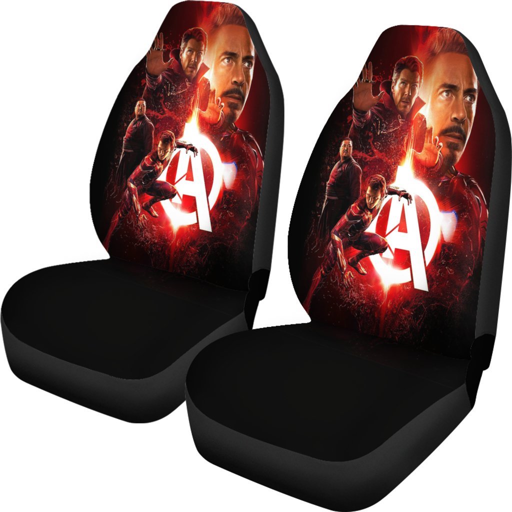 Iron Man Spider Man Car Seat Covers Amazing Best Gift Idea