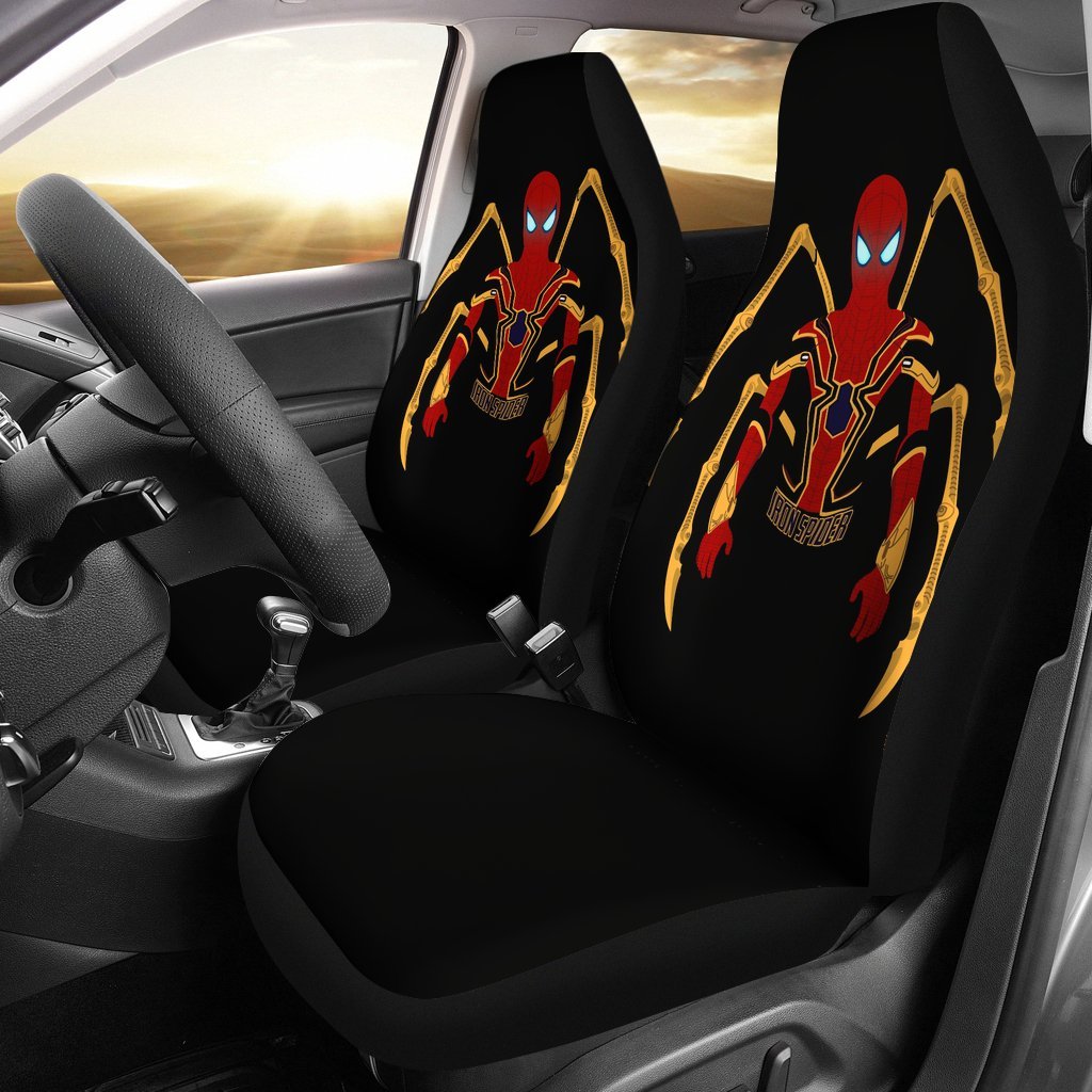 Iron Suit Spiderman Car Seat Covers Amazing Best Gift Idea