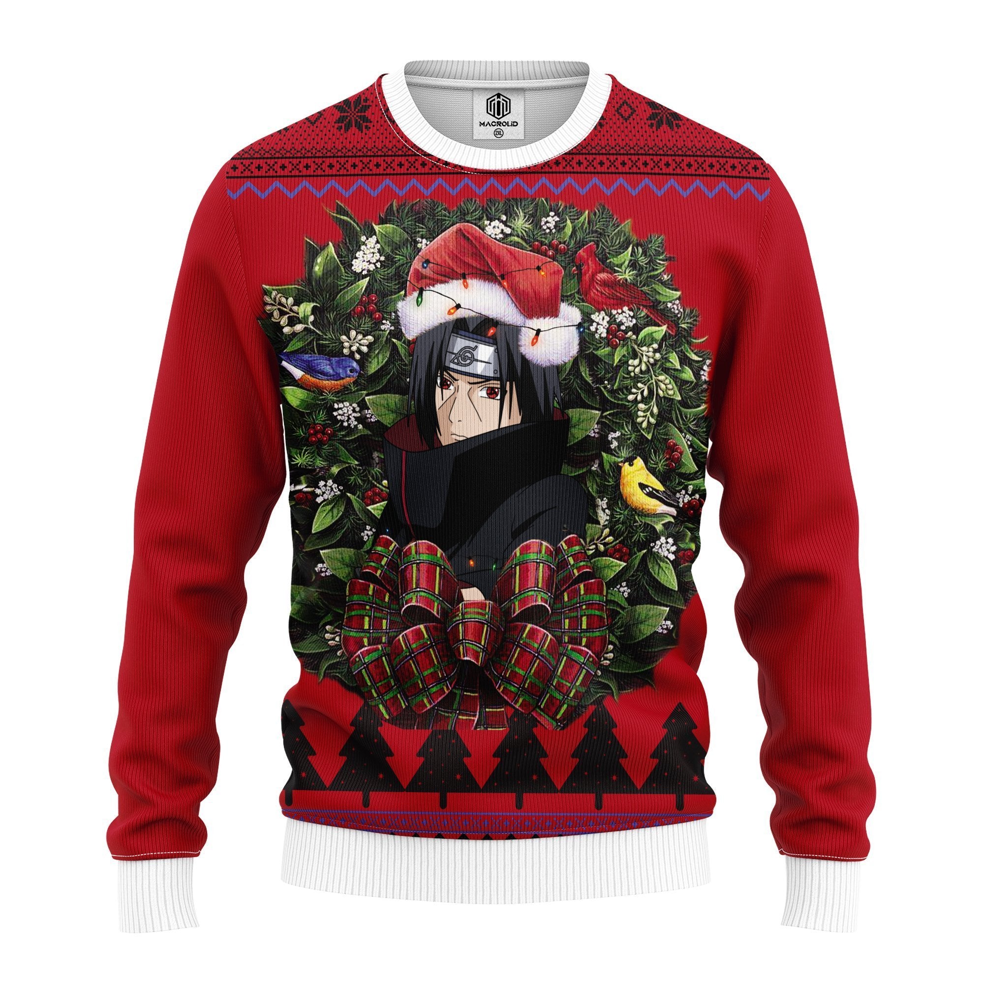 Itachi Uchiha Naruto Noel Mc Ugly Christmas Sweater Thanksgiving Gift