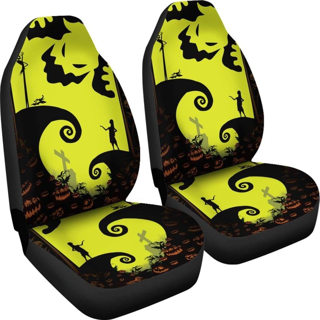 Jack Sally Oogie Boogie Silhouette Car Seat Covers Amazing Best Gift Idea