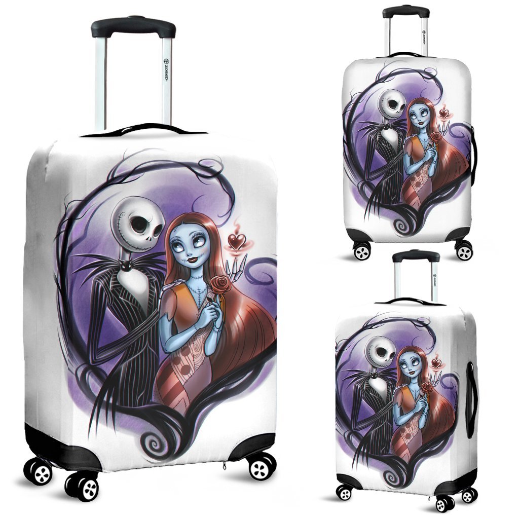 Jack Skellington And Sally Luggage Covers