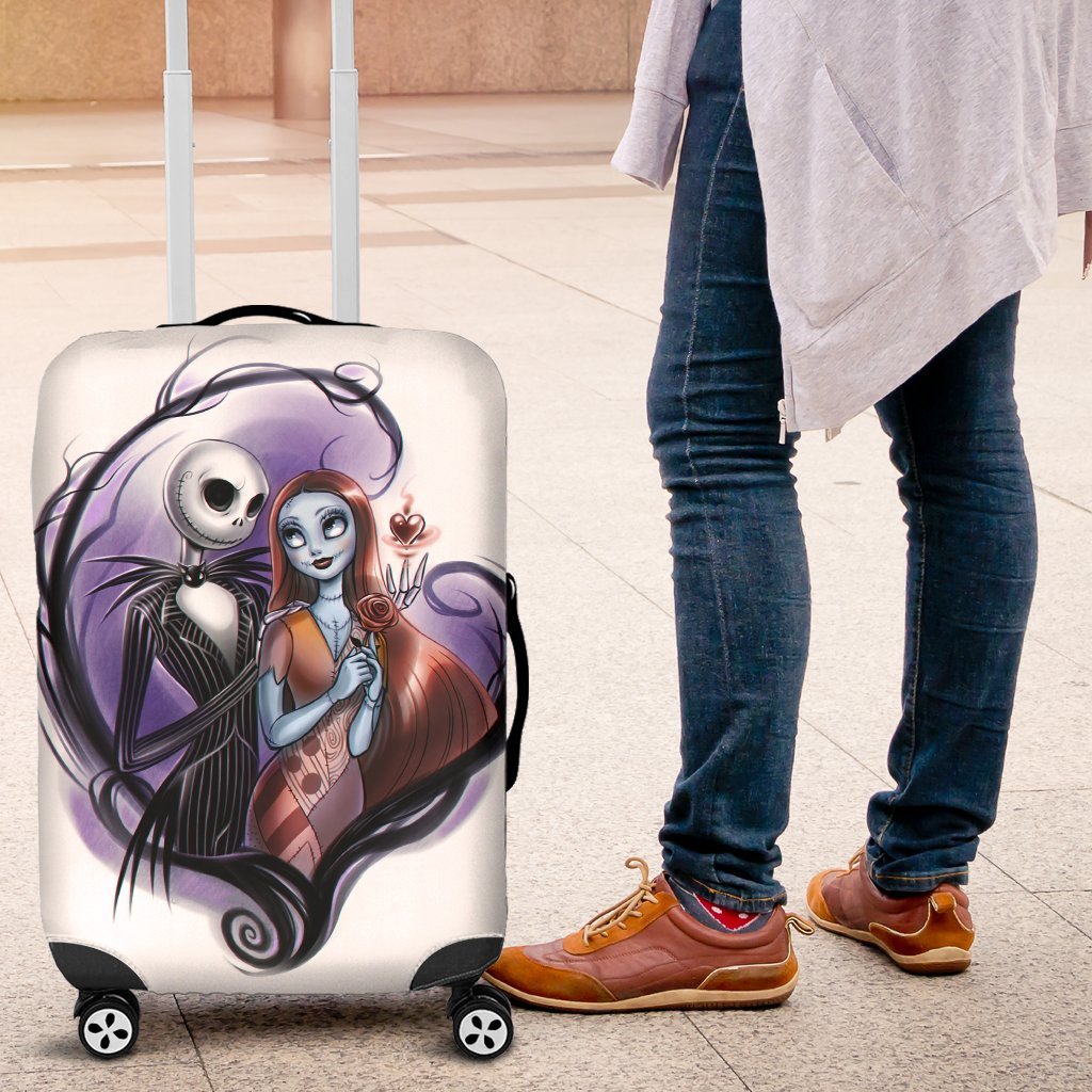 Jack Skellington And Sally Luggage Covers