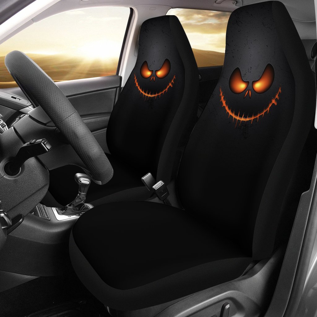 Jack Skellington Face Car Seat Covers Amazing Best Gift Idea