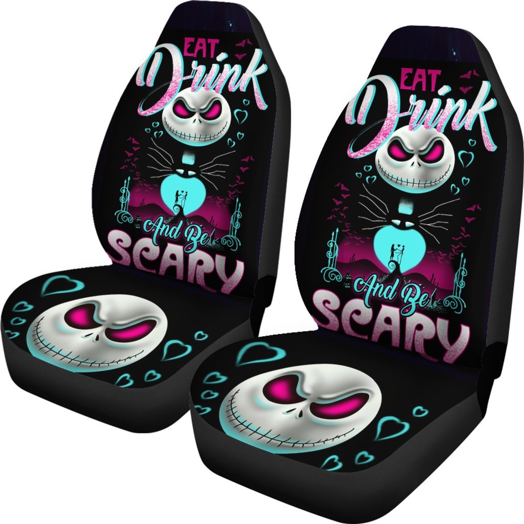 Jack Skellington Halloween Car Seat Covers Amazing Best Gift Idea