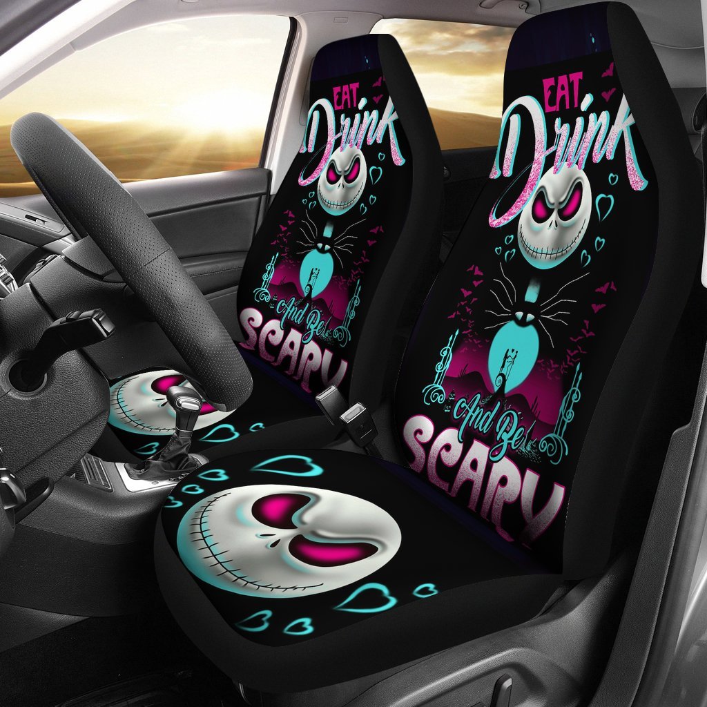 Jack Skellington Halloween Car Seat Covers Amazing Best Gift Idea