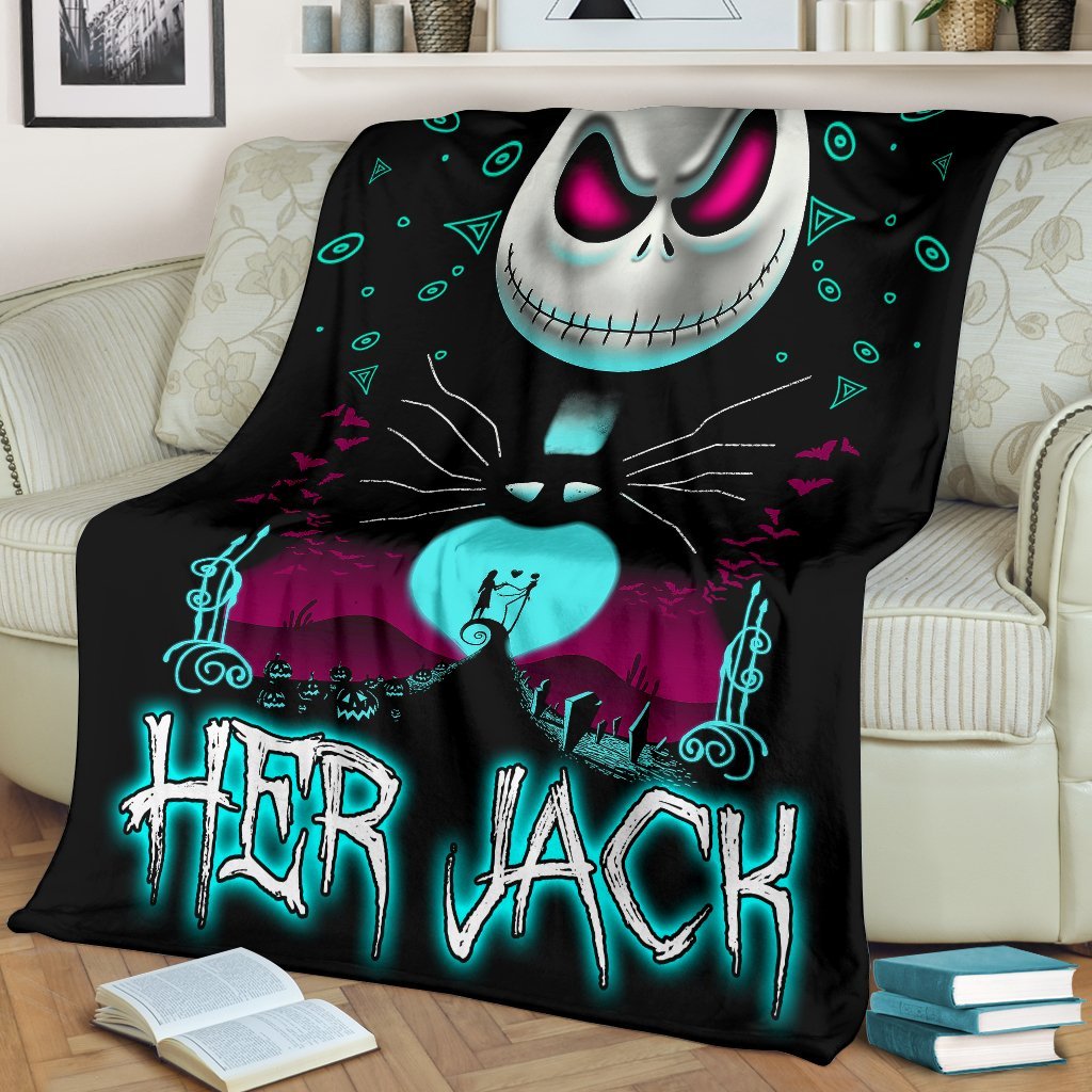 Jack Skellington Nightmare Before Christmas Premium Blanket