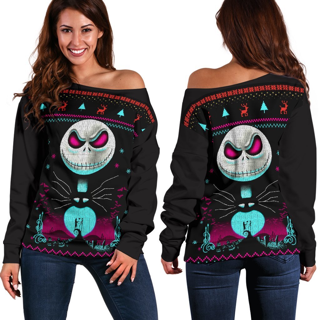 Jack Skellington Shoulder Sweater