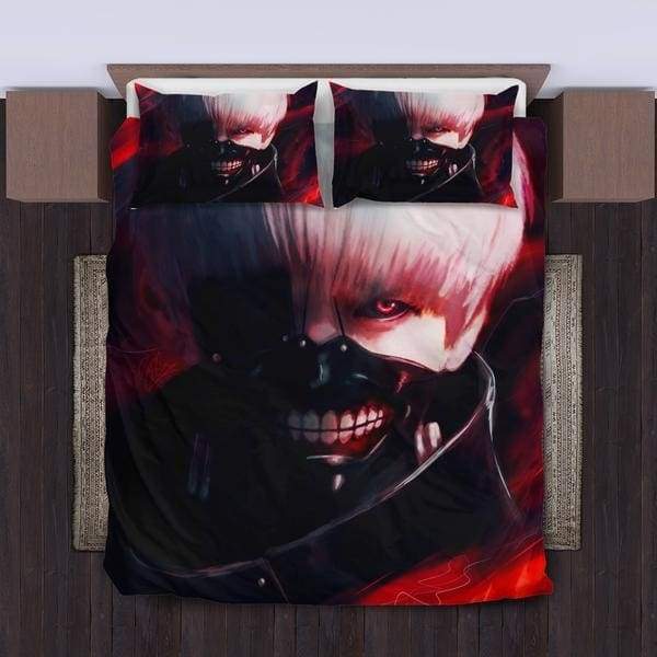 Kaneki Ken Tokyo Ghoul Bedding Set Duvet Cover And Pillowcase Set