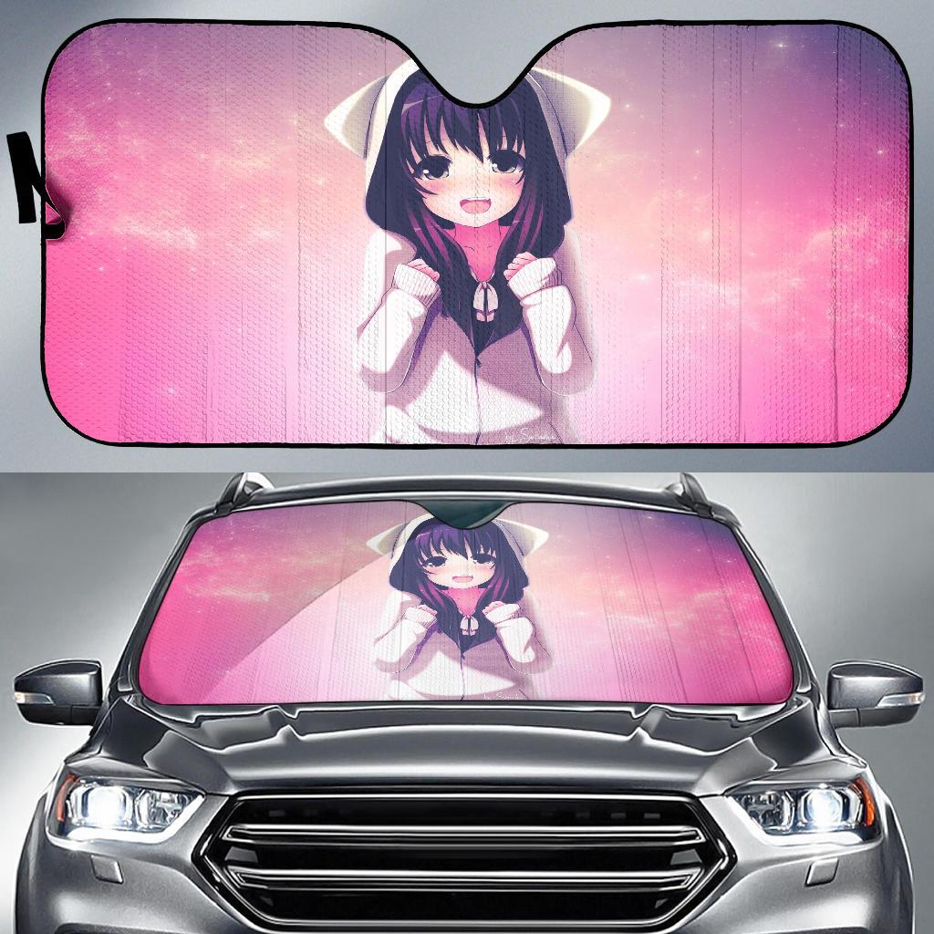 Kawaii Anime Girl Auto Sun Shades Amazing Best Gift Ideas 2022