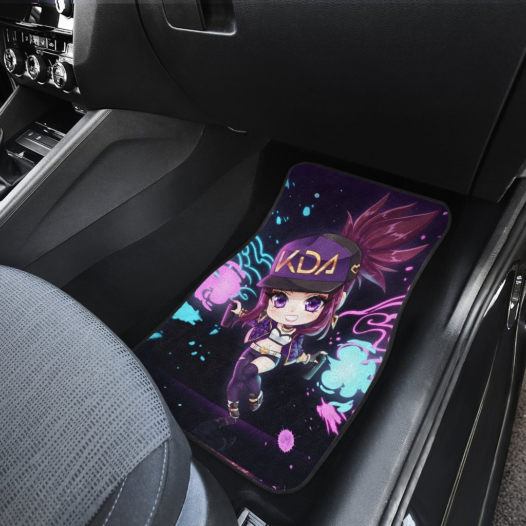 Kda-Akali Front And Back Car Mats