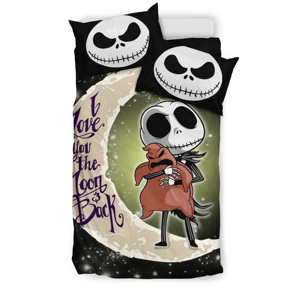 Kid Jack Skellington Bedding Set Duvet Cover And Pillowcase Set