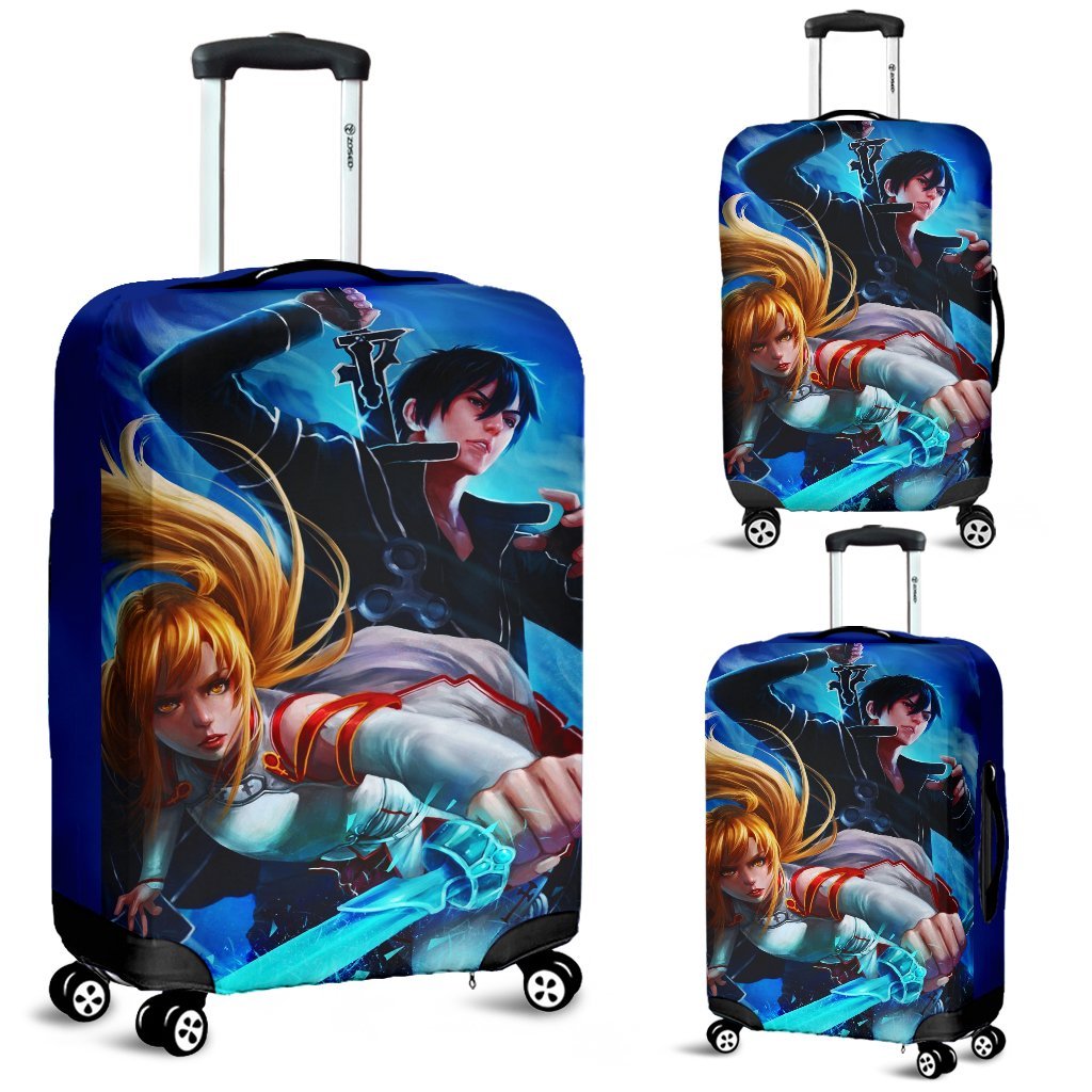 Kirito Asuna Sword Art Online Luggage Covers