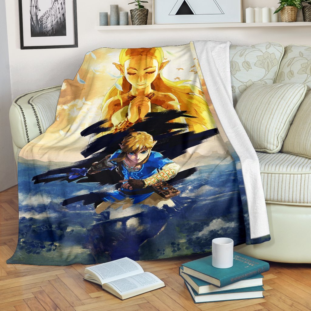 Legend Of Zelda Breath Of The Wild Premium Blanket