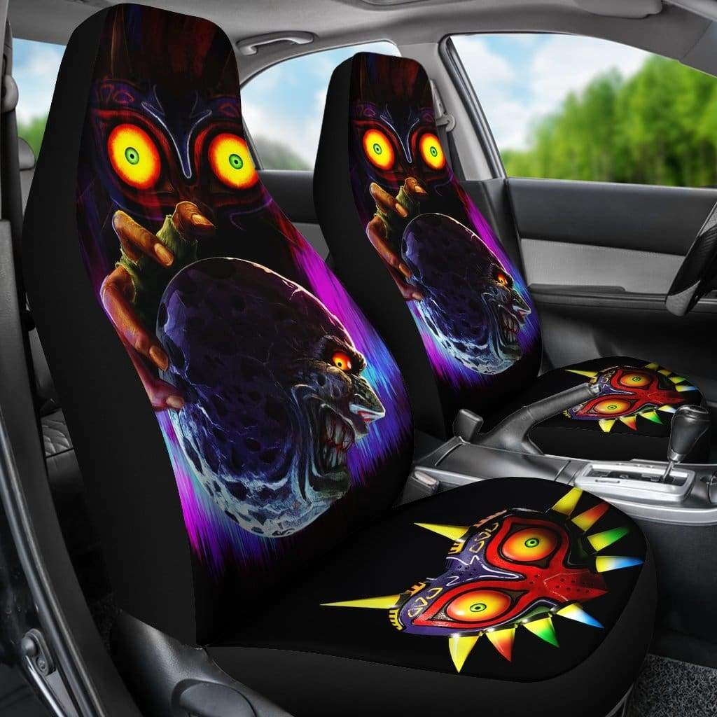 Legend Of Zelda Majoras Mask Rom Car Seat Covers 2 Amazing Best Gift Idea