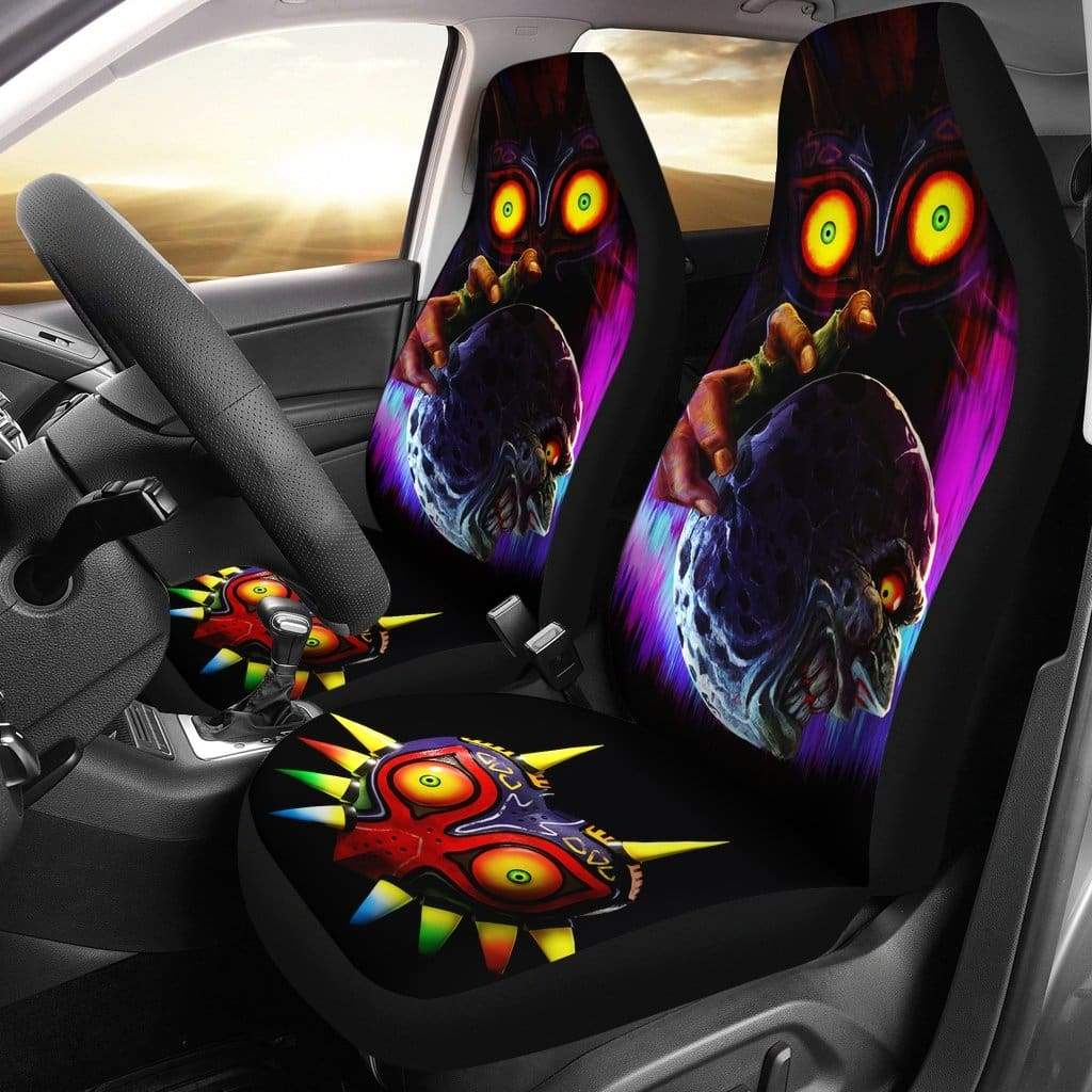 Legend Of Zelda Majoras Mask Rom Car Seat Covers 2 Amazing Best Gift Idea