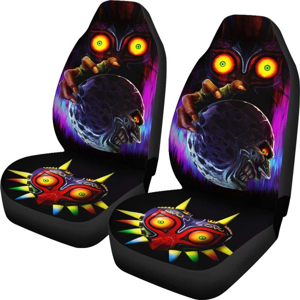 Legend Of Zelda Majoras Mask Rom Car Seat Covers 2 Amazing Best Gift Idea