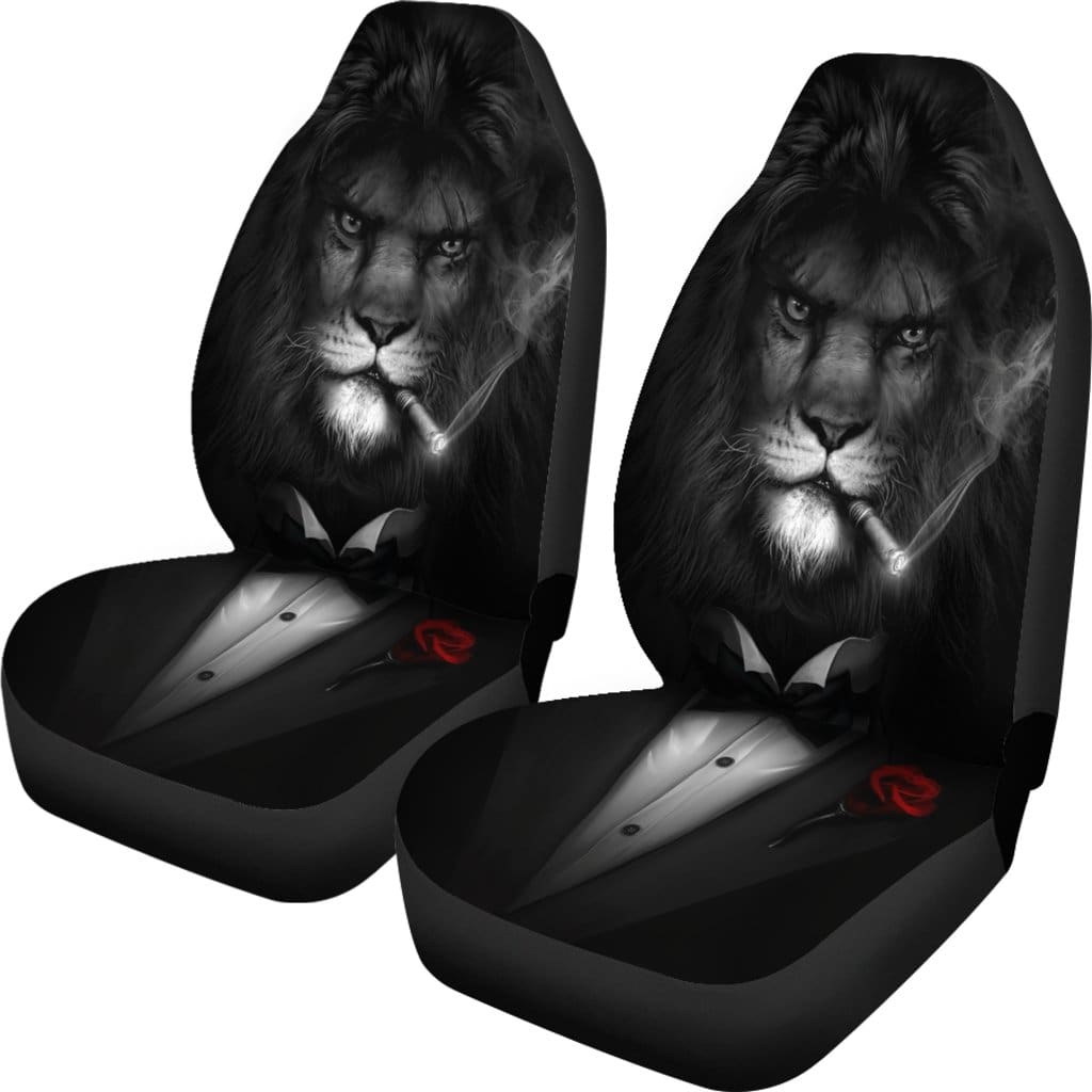 Lion Badass Car Seat Covers Amazing Best Gift Idea