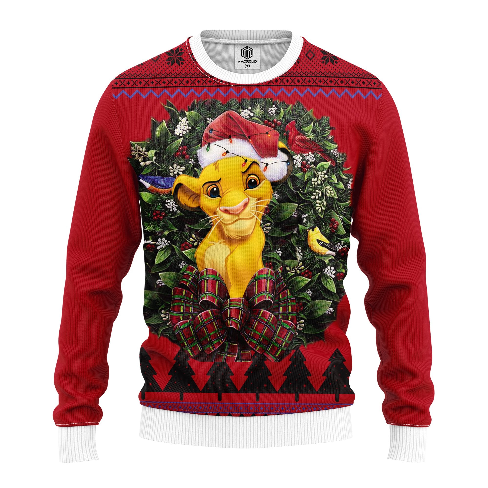 Lion King Noel Mc Ugly Christmas Sweater Thanksgiving Gift