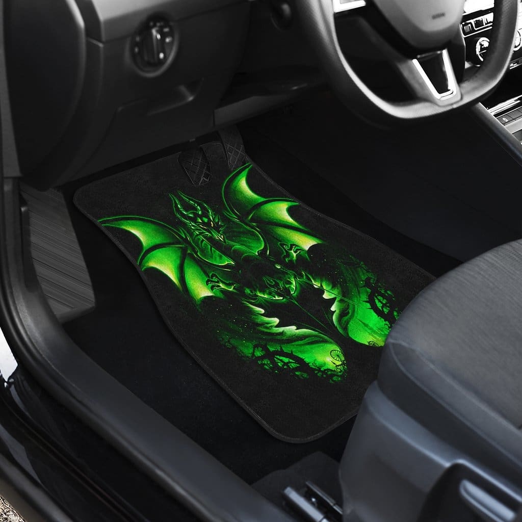 Maleficent Front And Back Car Mats (Set Of 4)