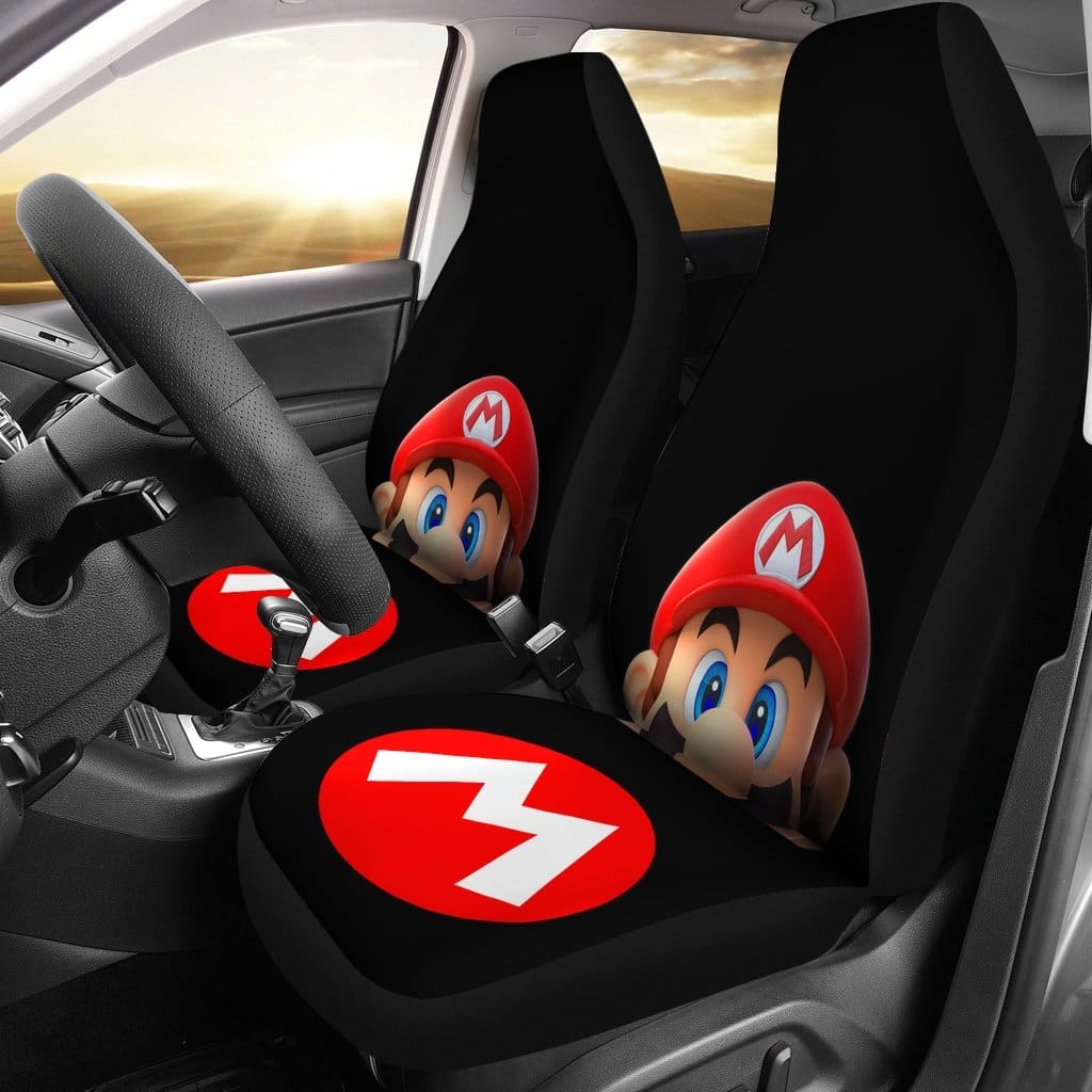Mario Car Seat Covers Amazing Best Gift Idea