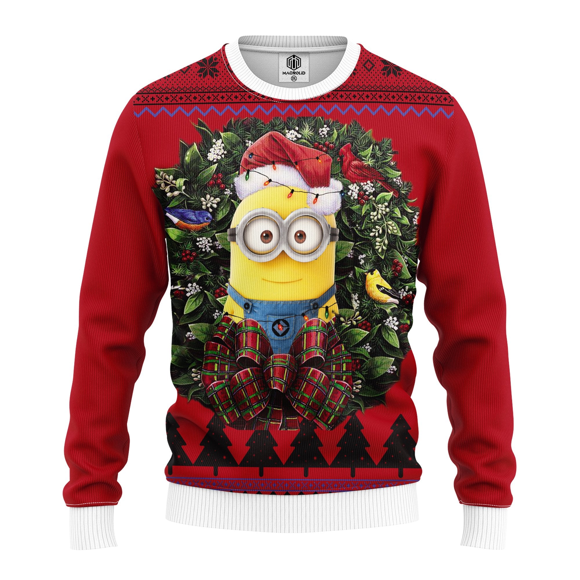 Minion 2 Despicable Me Noel Mc Ugly Christmas Sweater Thanksgiving Gift